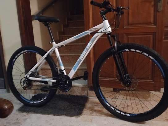 VTT 29 pouces blanc suspension avant image 4