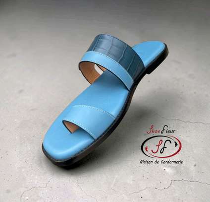Chaussure homme sandale en cuir modèle IBOU image 2