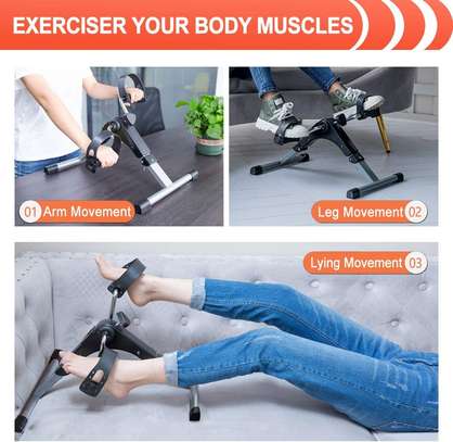 Mini vélo d'exercice pour jambes et bras - hommes et femmess image 7