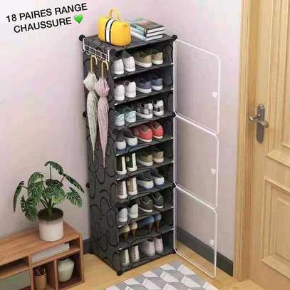 Rangement chaussure 16paires en plastique image 1