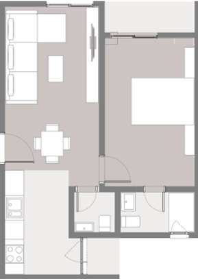 Appartement F2 a vendre au Point E en face piscine Olympique image 7
