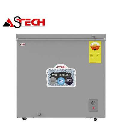 CONGÉLATEUR 280LITRES ASTECH HORIZONTAL SILVER image 1
