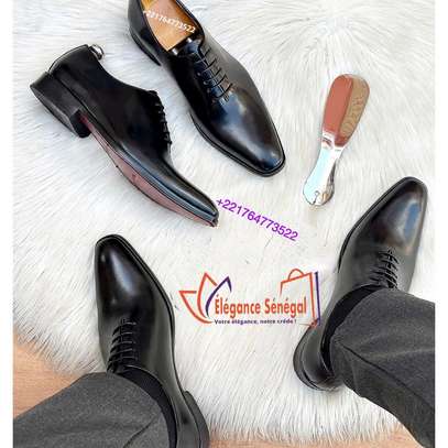 Chaussure de luxe 100% Cuir authentique pour homme image 12