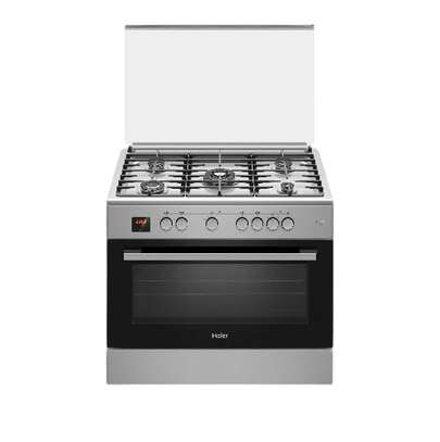 CUISINIÈRE HAIER 5 FEUX FULL OPTION INOX 90×60 HCR image 1