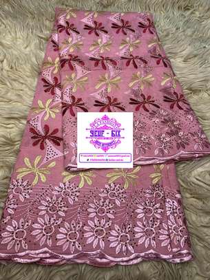 TISSU VOILE BRODÉ DUBAÏ 5 Yard image 7