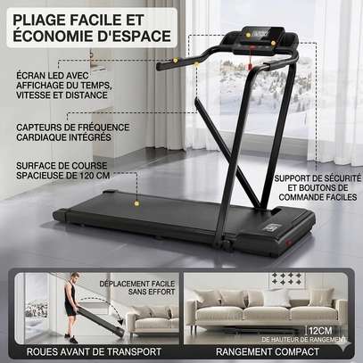 Tapis Roulant 3 en 1  Marche & Course image 2