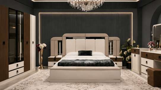 CHAMBRE A COUCHER ARMOIRE 6BATTANTS 7PIECES image 8