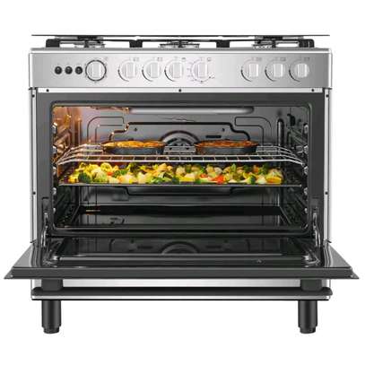 CUISINIERE HISENSE 5FEUX 90X60 A GAZ GRIS HFG90335RX image 4
