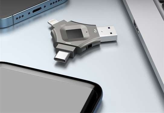 Clé USB 128 GB 3-en-1 Déverrouillage d'empreintes digitales image 10