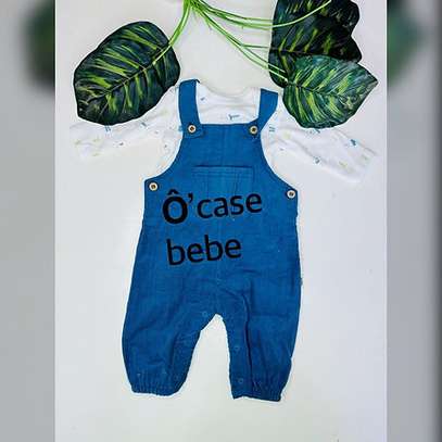 Ensemble Salopette rabitt image 1
