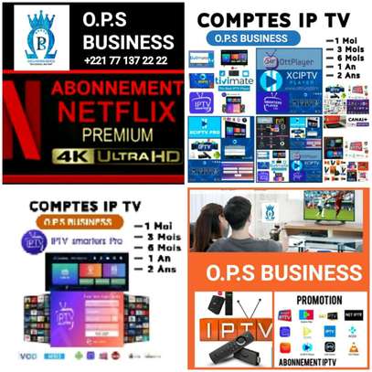 Abonnement IP TV Premium & Abonnement Netflix image 1