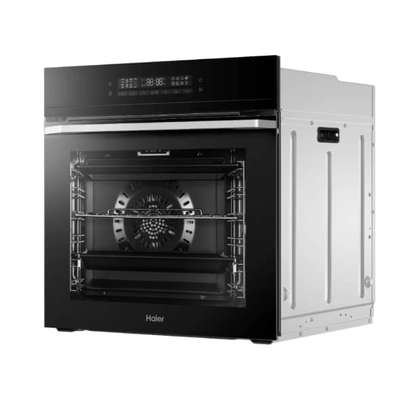 FOUR ENCASTRABLE HAIER 60x60 ÉLECTRIQUE NOIR GRIS image 1