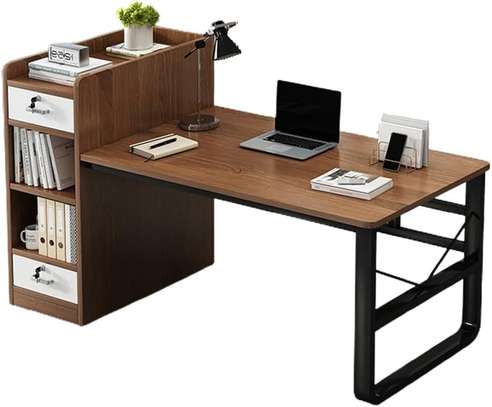 Table d'ordinateur Moderne avec étagère image 5