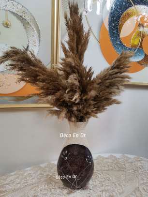 Vase incassable avec pampa image 1