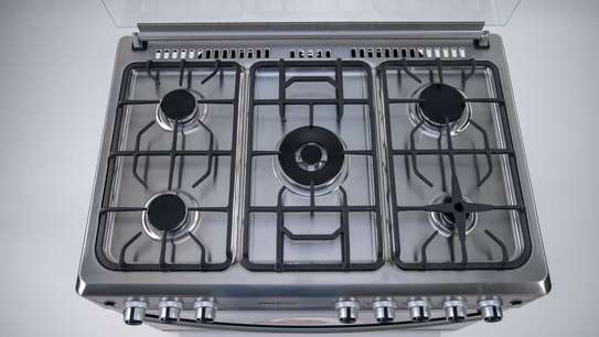 CUISINIERE ELACTRON 5FEUX 90X60 INOX EL6090 image 8