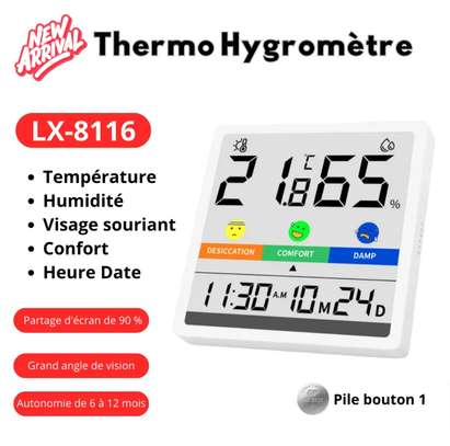 Thermo Hygromètre Domestique LX8116 image 1