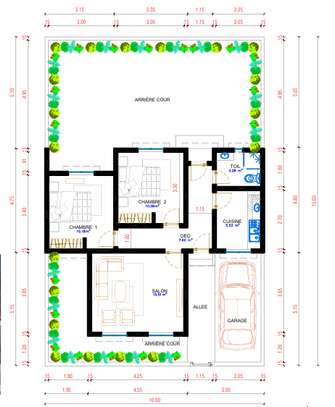 PROJET LOCATION / VENTE MAISON 150m2 (80,000 Fcfa /mois) image 4