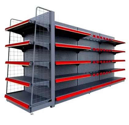 Étagère de magasin/supermarché métallique Largeur 120cm image 1