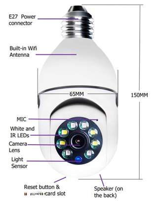 Lampe caméra motorisée image 4