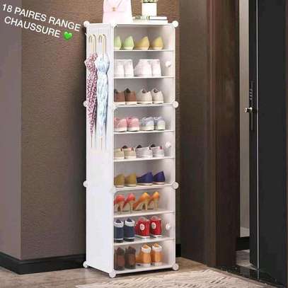 Rangement chaussure 16paires en plastique image 2