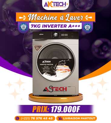MACHINE A LAVER ASTECH 7KG À 12KG INVERTE image 2