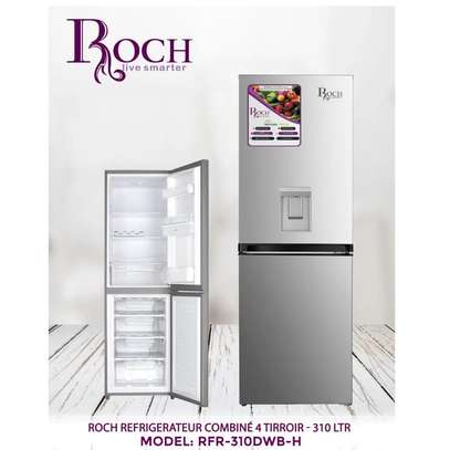 RÉFRIGÉRATEUR COMBINÉ ROCH RFS 310A+4 TIROIRS AVEC FONTAINE image 1