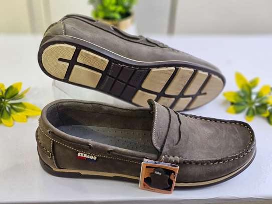 MOCASSIN SEBAGO DAIM GRIS image 4