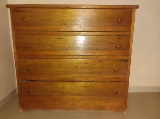 Commode 4 Tiroirs en BOIS MASSIF image 2