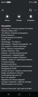 Porsche Cayenne S E-Hybrid Platinum Edition 2017 image 15