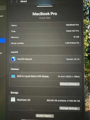 MacBook Pro M1 & M2 2023 - SSD 1To - Ram 16gb - 14’pouce image 9