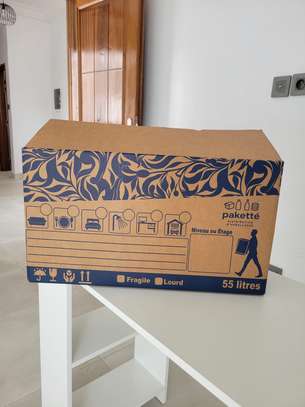Lot de 10 Cartons de rangement et déménagement image 1