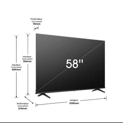 TELEVISEUR HISENSE 58" LED UHD 4K baffle BEST SOUND image 3