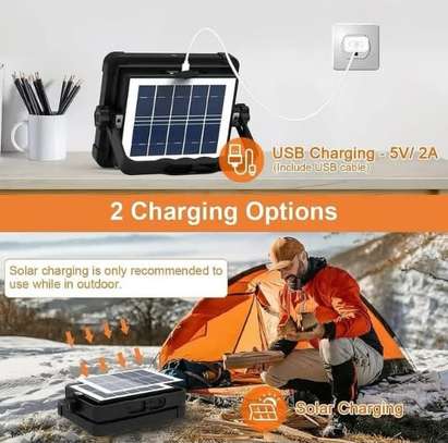 Lampe solaire Spot LED 100W, Batterie 7200 (mAh) image 3