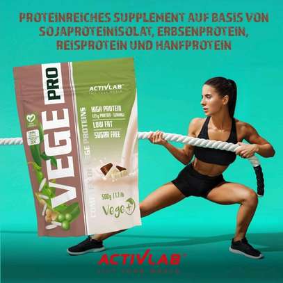 ACTIVLAB VEGE PRO 500G PROTÉINE VÉGAN CHOCOLAT-BANANE image 2