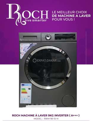 Machine à laver ROCH inverter 9KG image 1