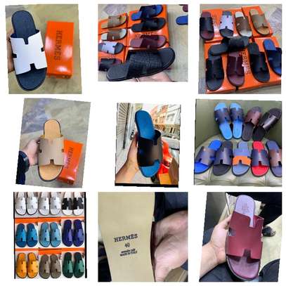 Sandales Hermès pour Homme 100% Cuir authentique image 4