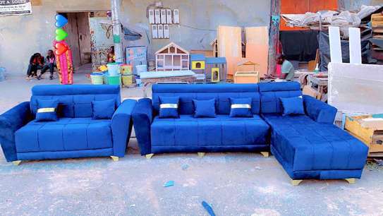 Salon Angle Bleu Miterand image 1
