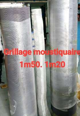 Grillage moustiquaire 1m50 x 1m20 maille fine résistante image 1