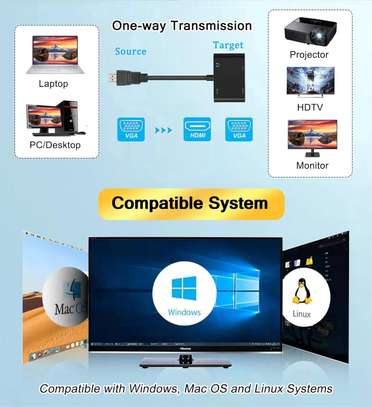 Adaptateur HDMI 4K vers VGA, HDMI avec Prise Stéréo 3,5 mm image 10