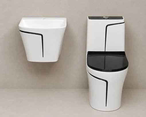Ensemble chaise anglaise et Lavabo complet image 10