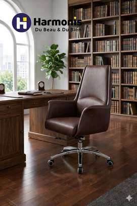 Chaise visiteur en similicuir – Élégance & confort image 7