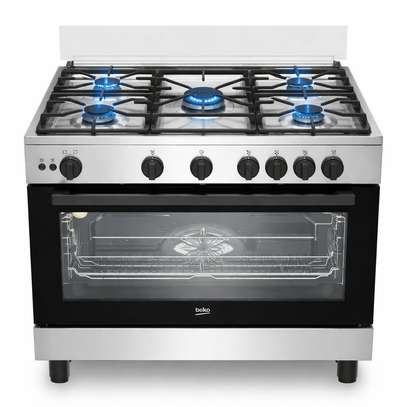 Cuisinière Beko 5 Feux Gaz (90x60) - BGGR11125GX image 2