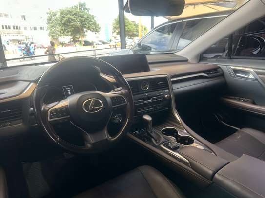 Lexus Rx450h 2021 gris Interieur cuir image 9