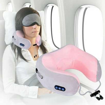 Oreiller de massage en forme de U Masseur de cou portable image 2