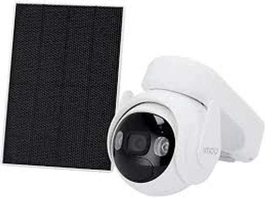 MOU-Kit de caméra IP 2K Cell PT avec panneau solaire image 2