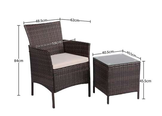 Salon de jardin en rotin synthétique image 4