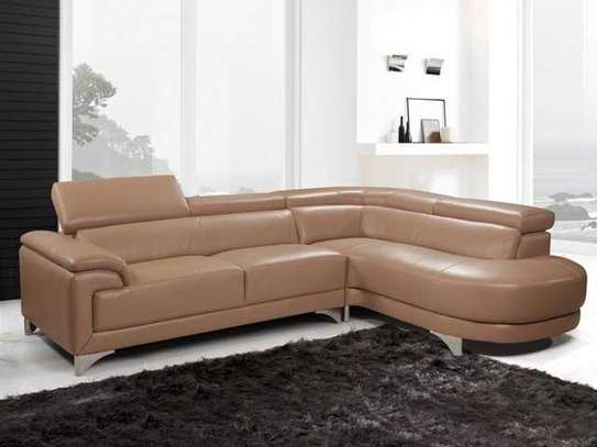 SALON CUIR 5 PLACES ANGLE image 1
