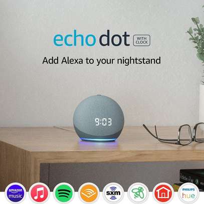 Alexa Echo Dot | 5e avec horloge image 4