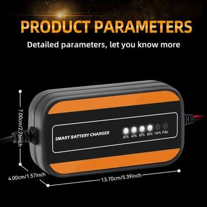Chargeur de batterie de voiture/moto automatique 12V, 3A image 9
