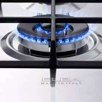 PLAQUE 4FEUX ENCASTRABLE ELBA 60X60 A GAZ GRIS ELIO image 3